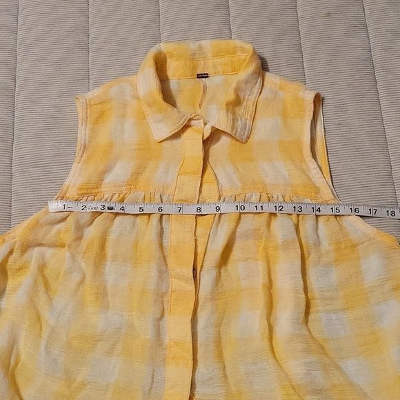 Free People Hey There Sunrise Button Down - Picture 5 of 5